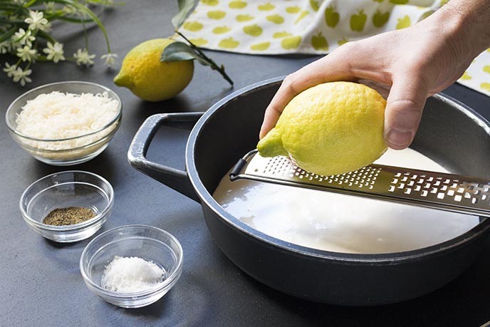 Linguine al limone - Step 1