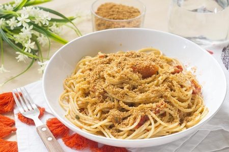 Spaghetti ammollicati con pomodorini