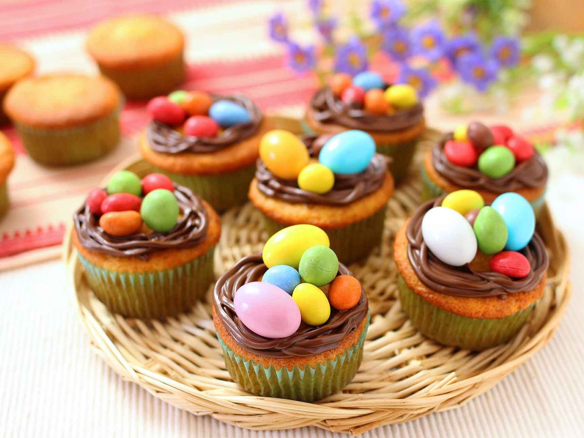 Muffins nidi di Pasqua