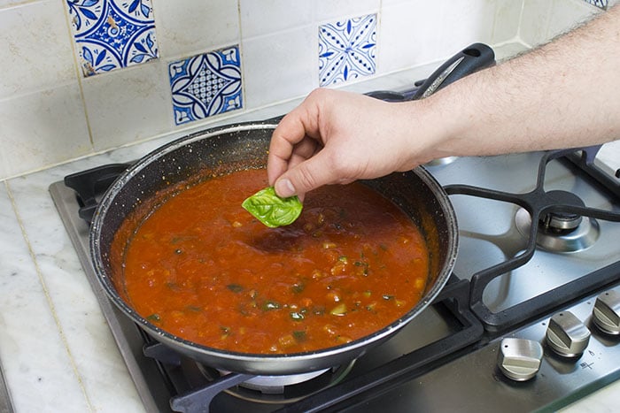 Lasagne al ragù di zucchine - Step 2