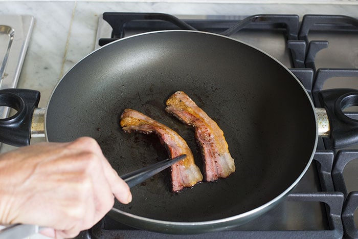 Uova strapazzate con bacon - Step 2