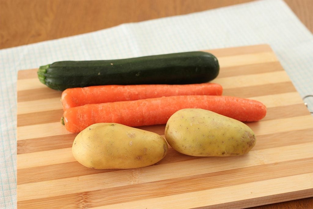 Frittelle di verdure in padella - Step 1