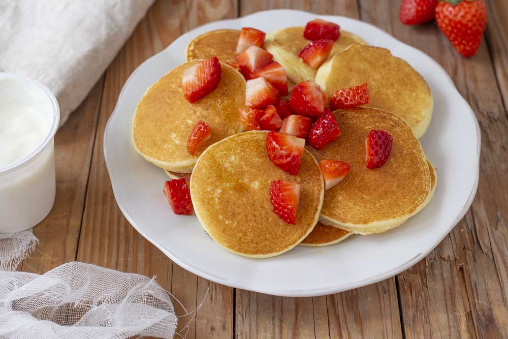 PANCAKES ALLO YOGURT SENZA GLUTINE