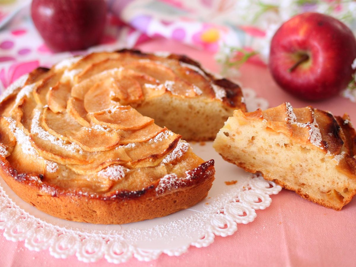 Torta di mele senza uova e senza burro - Fatto in casa da Benedetta