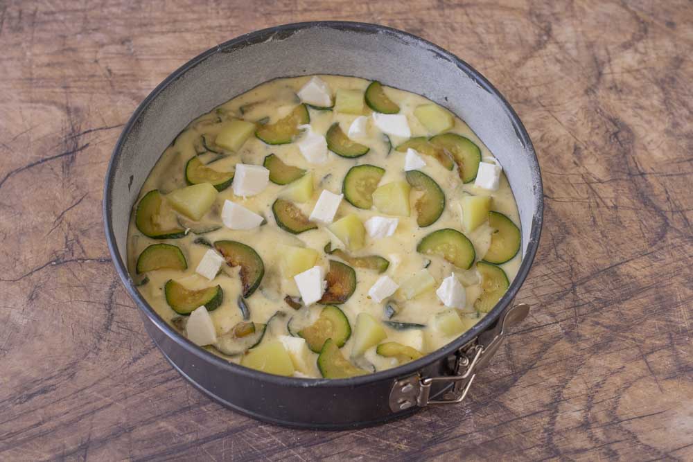 Torta soffice zucchine e patate - Step 5
