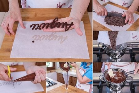 Come realizzare scritte di cioccolato perfette