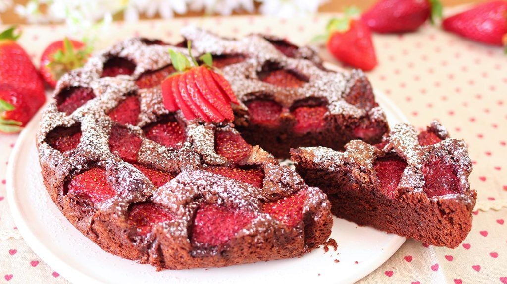 Torta fragolina – torta brownie alle fragole - Step 6