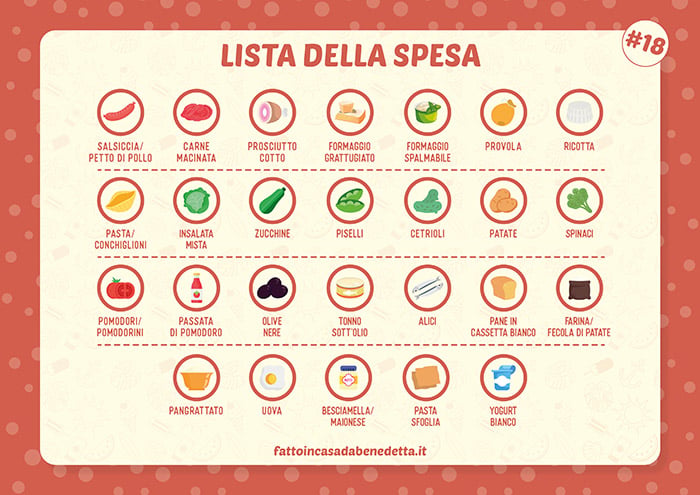 LISTA DELLA SPESA #18