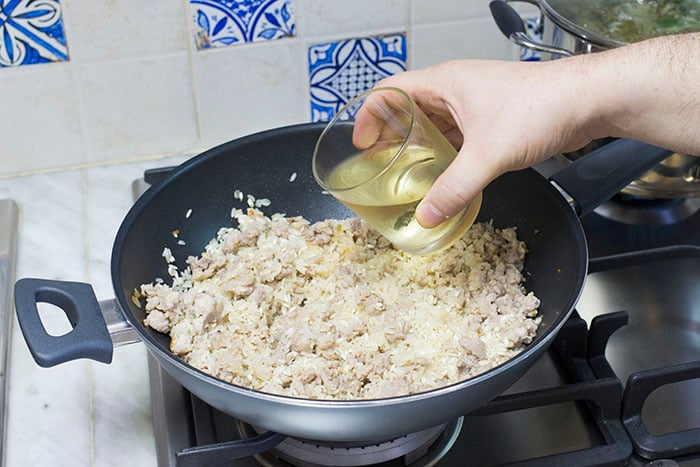 Sformato di riso salsiccia e scamorza - Step 2