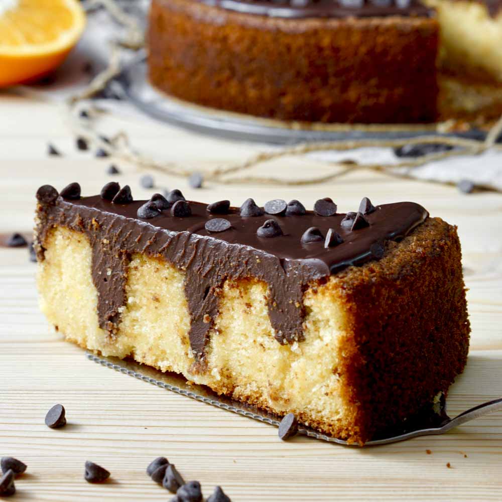 Poke cake cioccolato e arancia - Step 10