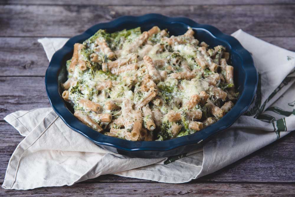 Pasta al forno con broccoli e ricotta