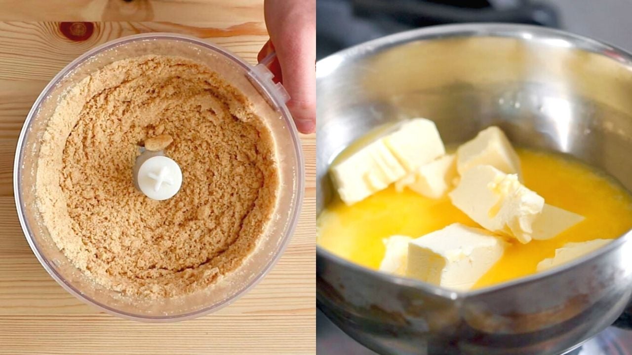 Cheesecake al forno ricotta e arancia - Step 1