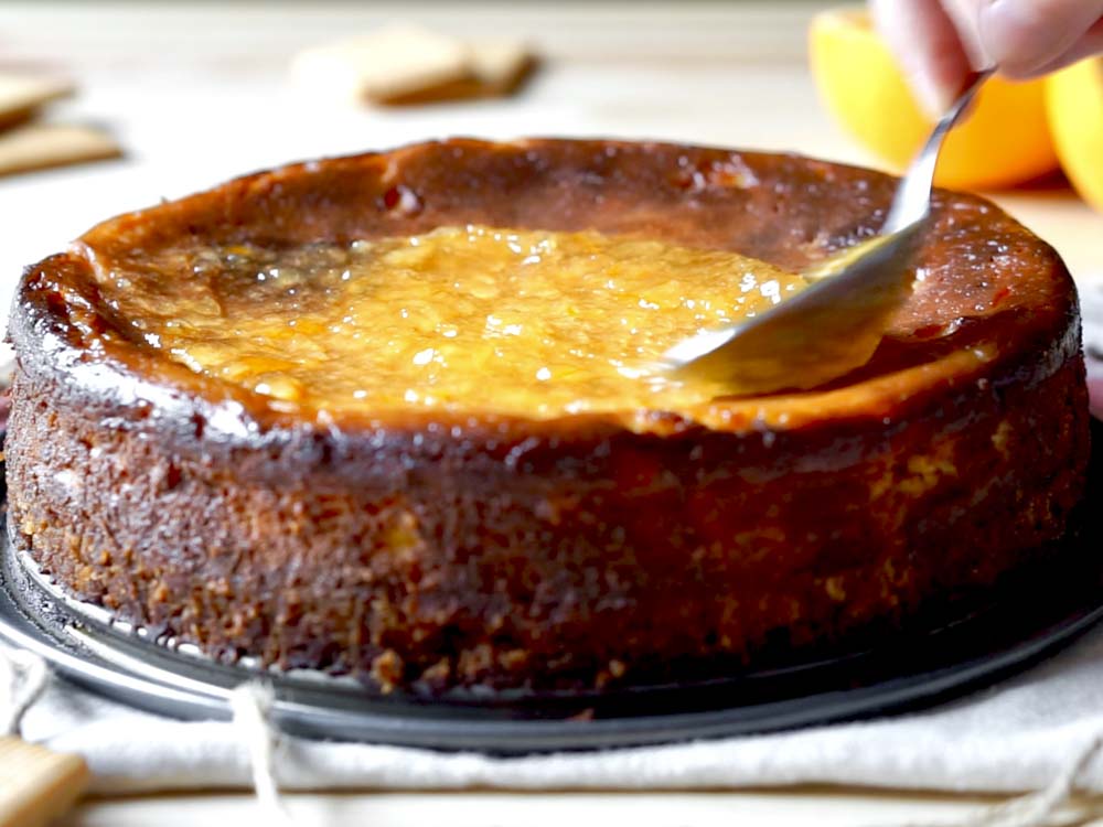 Cheesecake al forno ricotta e arancia - Step 8