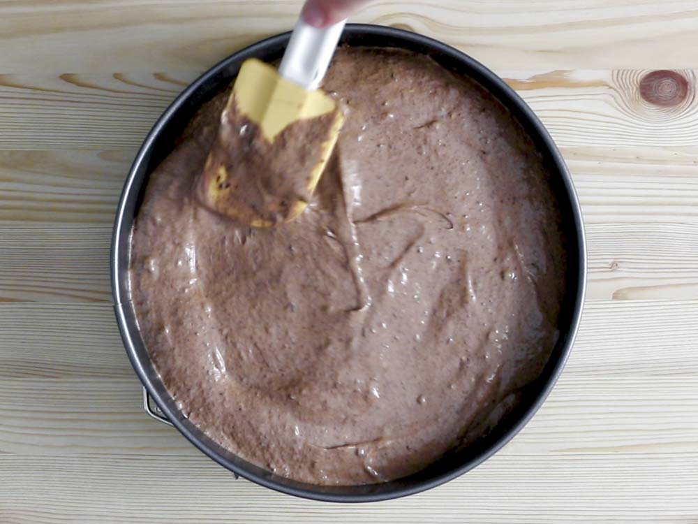 Cheesecake al cioccolato e nocciole - Step 9