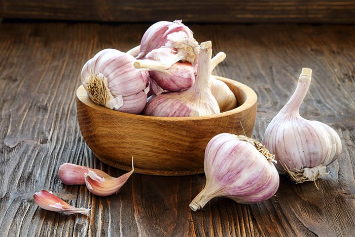 usare l'aglio come repellente per le piante