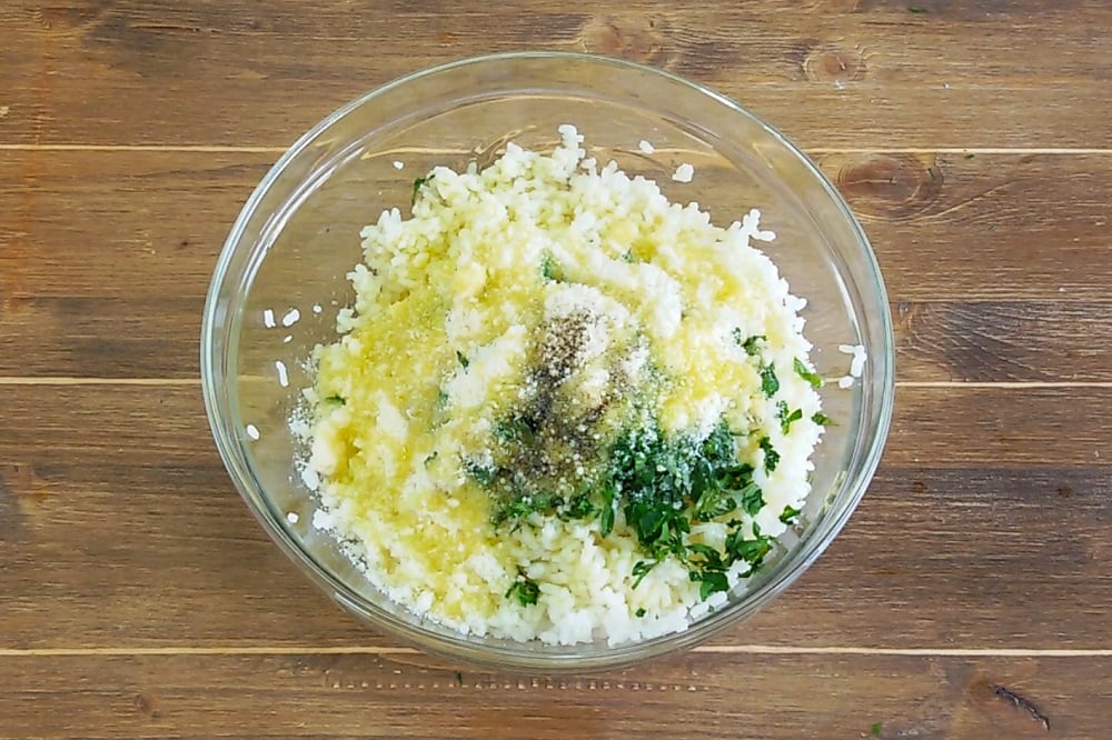 Ciambella di riso freddo con zucchine e pomodori - Step 2