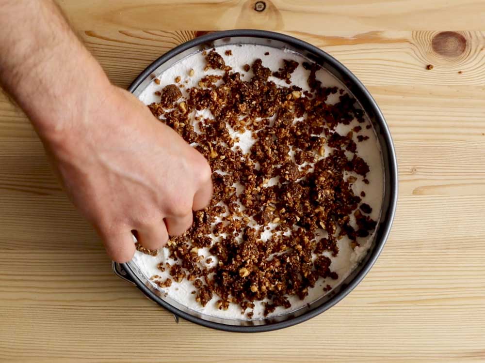 Cheesecake cioccolato e nocciole senza cottura - Step 9