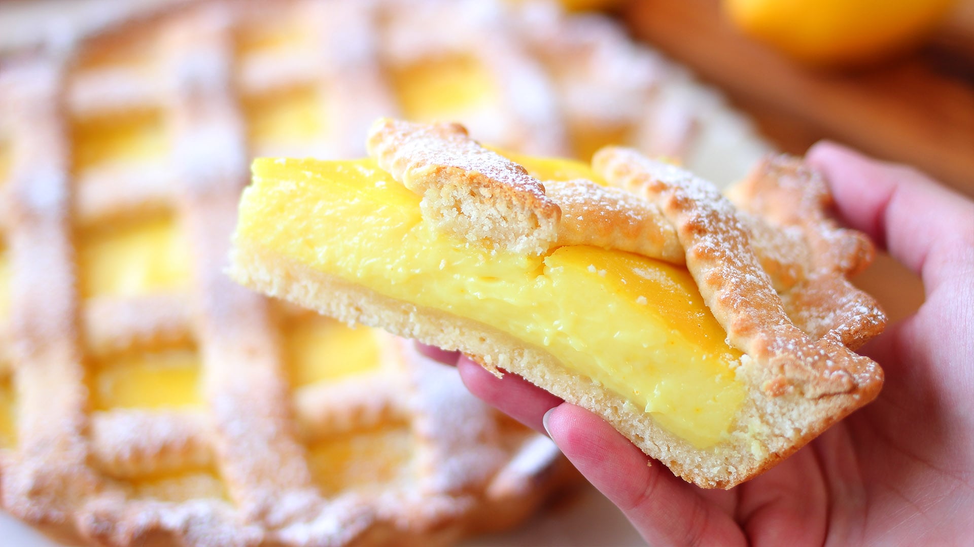 crostata al limone senza uova