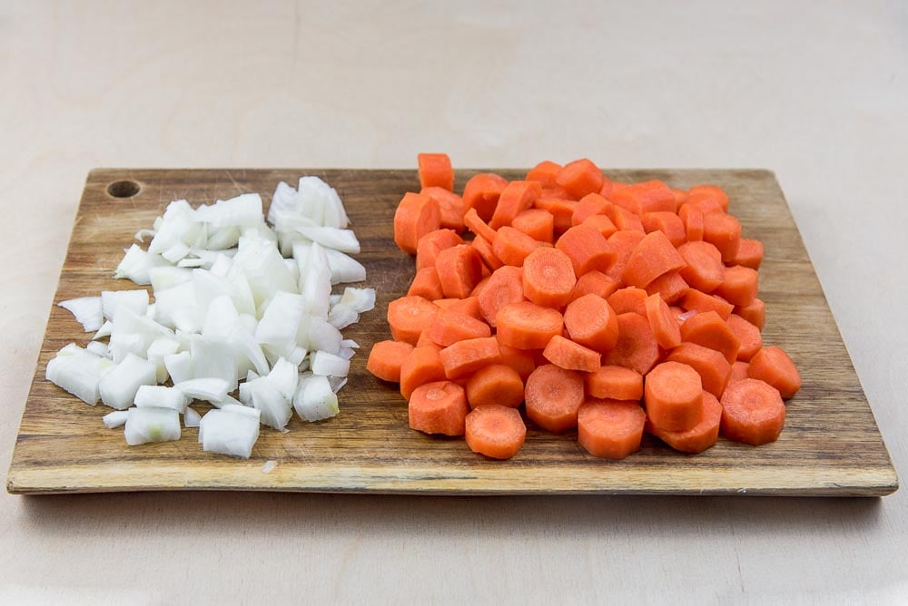 Vellutata di carote - Step 1