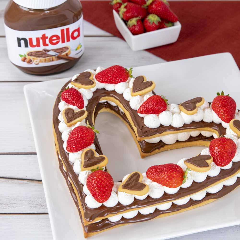 Cream tart cuore con Nutella® - Step 16
