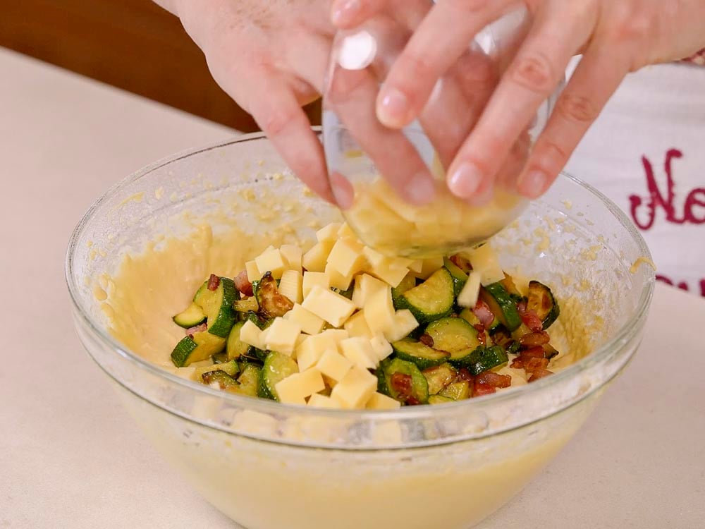Torta soffice salata zucchine e mascarpone - Step 8