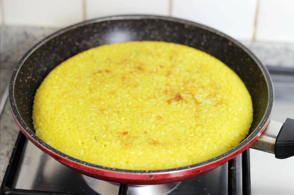 Torta di riso in padella con zucchine e formaggio - Step 7