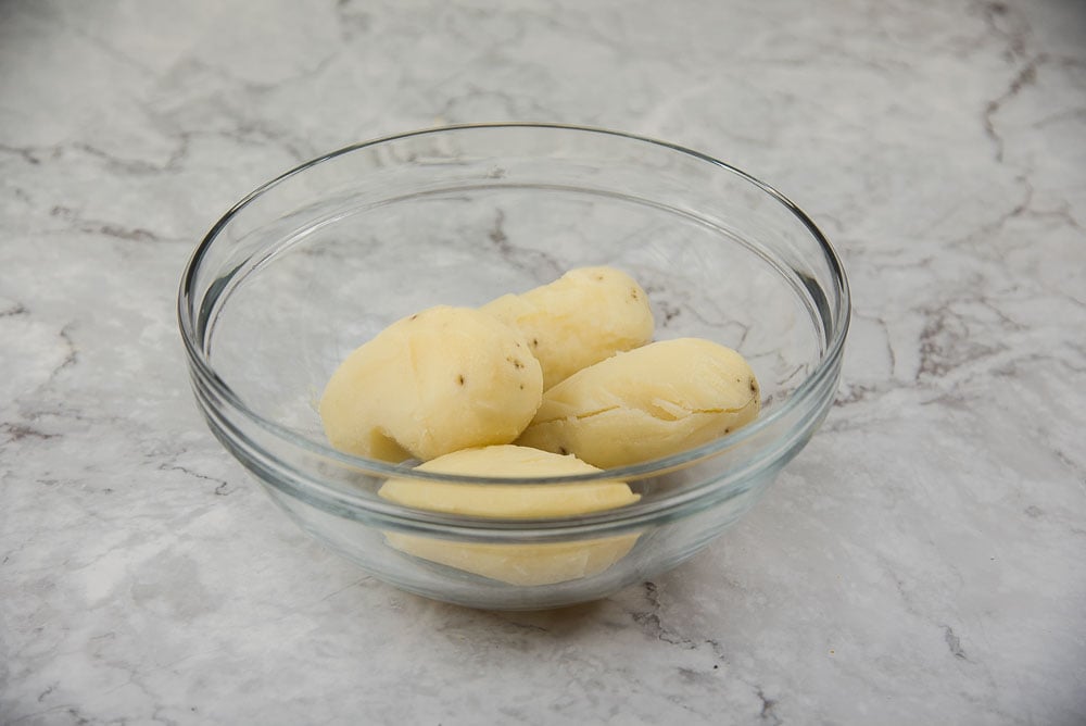 Polpette di gamberi e patate - Step 1