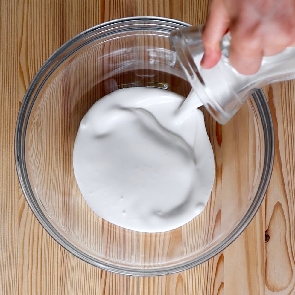 Mousse alle pesche 3 ingredienti - Step 2
