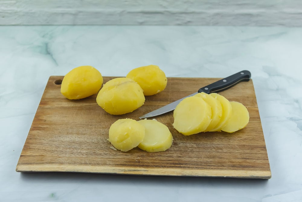 Insalata di patate e gamberi - Step 1