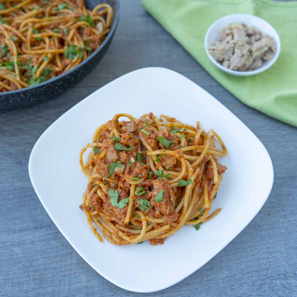 Spaghetti tonno e pomodoro