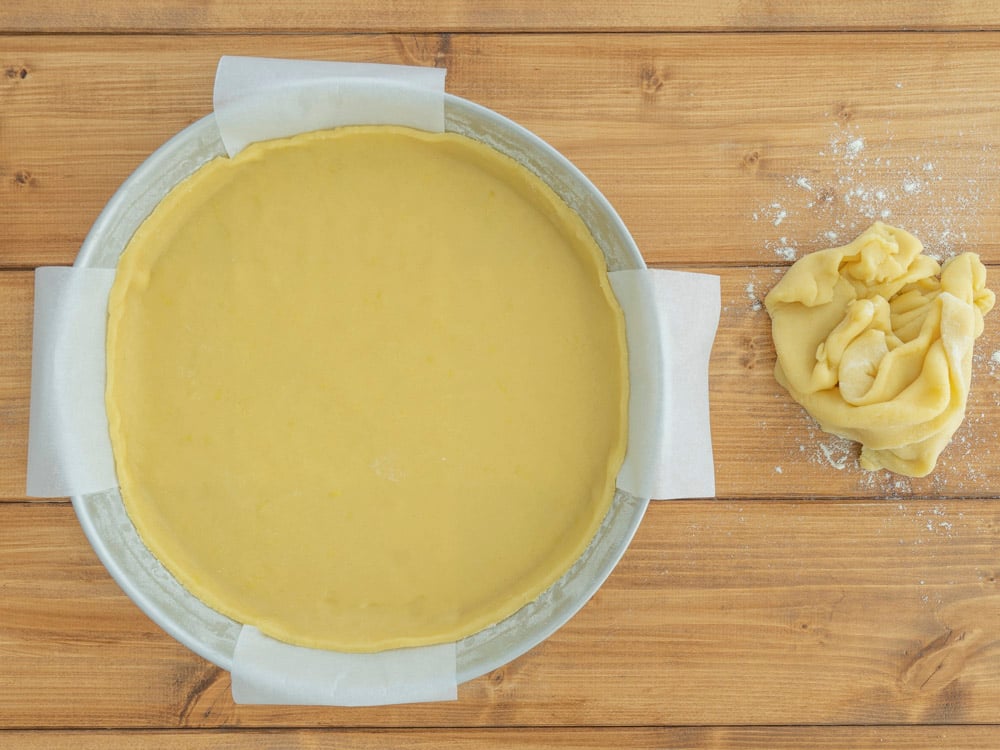 Torta crostata di crema e mele - Step 2