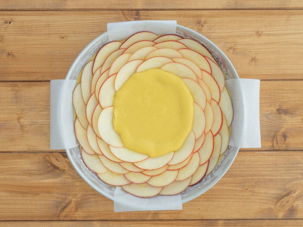 Torta crostata di crema e mele - Step 5