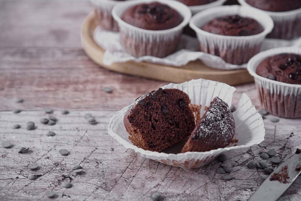 Muffin al cioccolato con albumi - Step 9