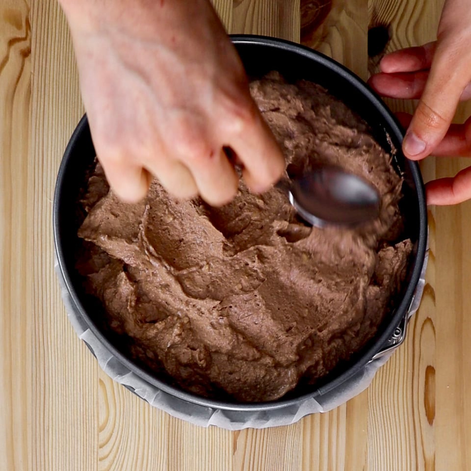 Torta cremosa cioccolato e nocciole - Step 9