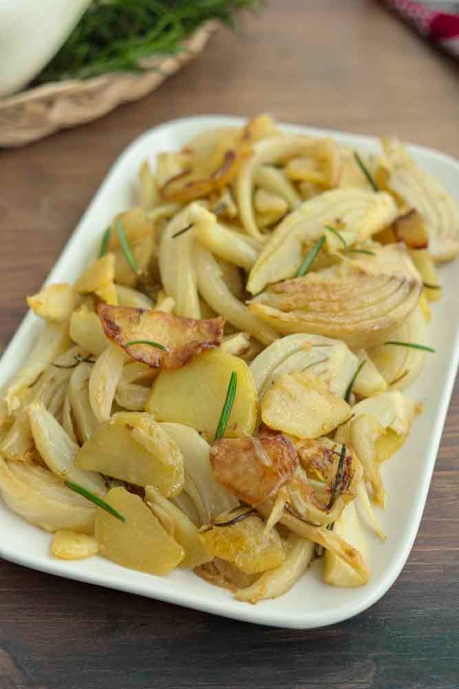 Finocchi e patate in padella - Step 7