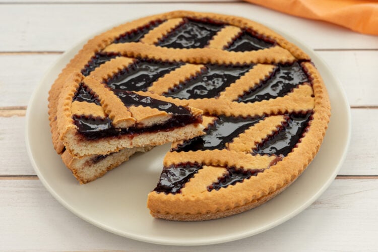 Crostata senza uova e senza burro