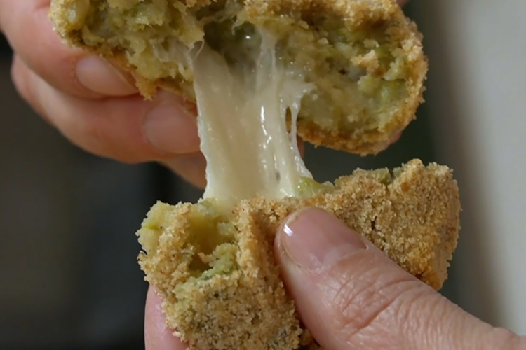 polpette di piselli