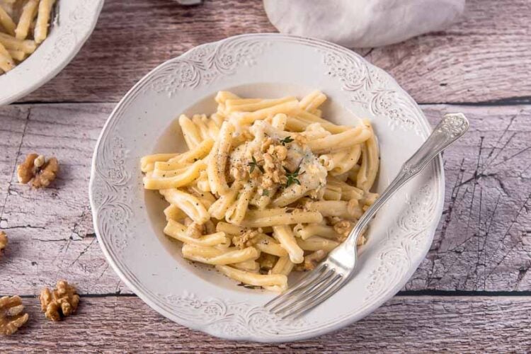 Pasta gorgonzola e noci
