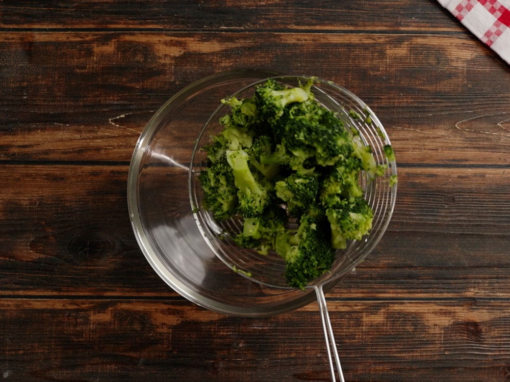 Pasta broccoli e gamberetti - Step 1