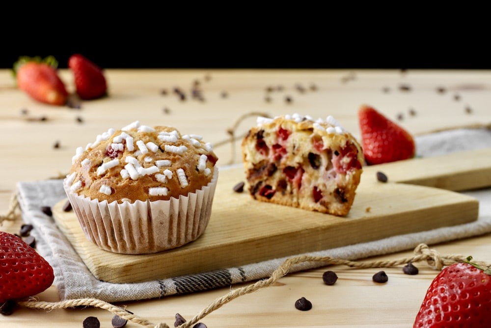 Muffin al cioccolato e fragole - Step 7