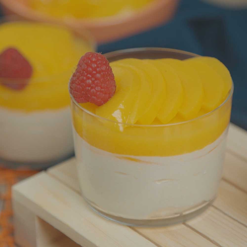 mousse alle pesche