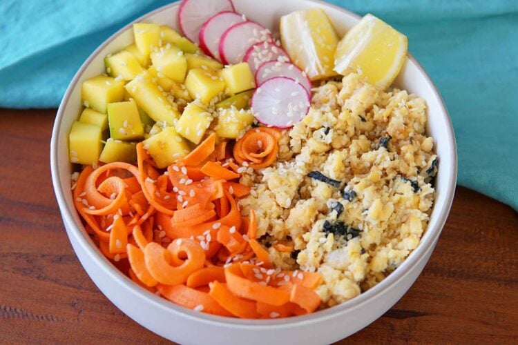 Poke bowl vegano