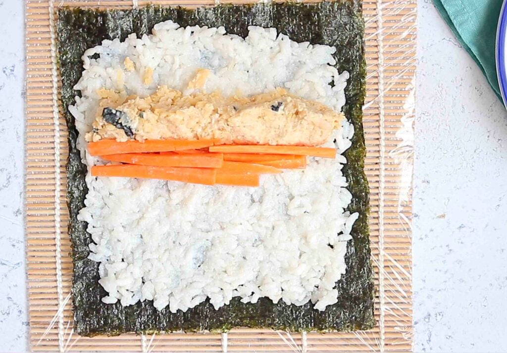 Sushi vegetariano - Step 2