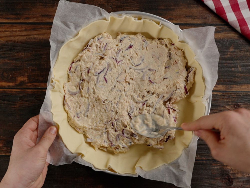 Torta salata tonno e cipolle - Step 7