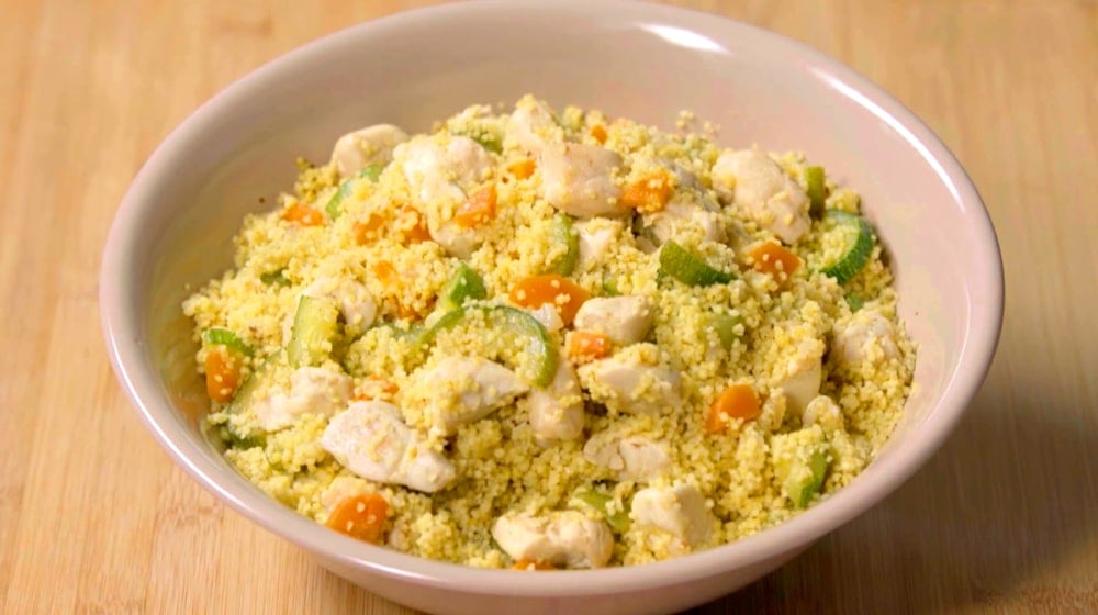 cous cous con carne e verdure