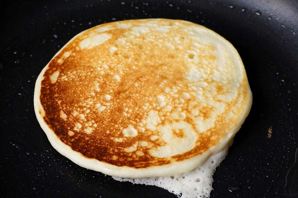Pancake con acquafaba - Step 8