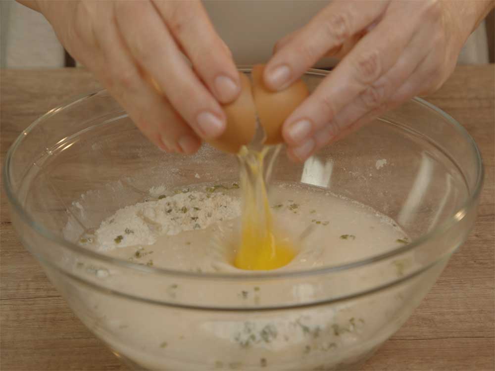 Frittelle salate con pancetta e pecorino - Step 4