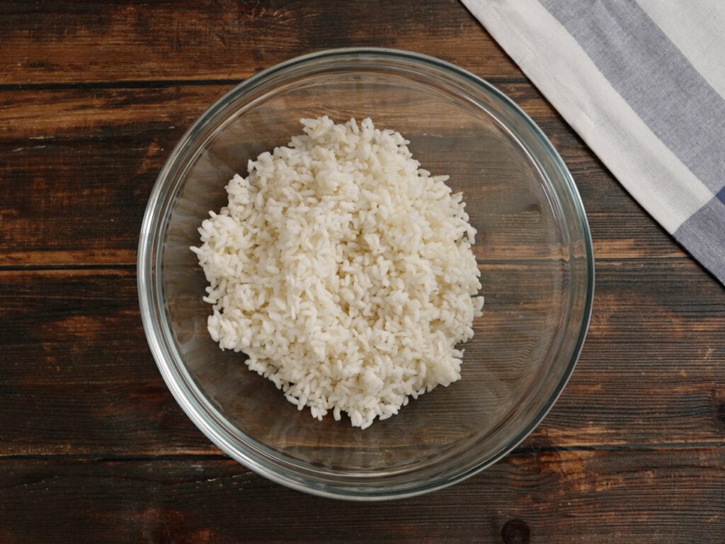 Insalata di riso con wurstel - Step 1