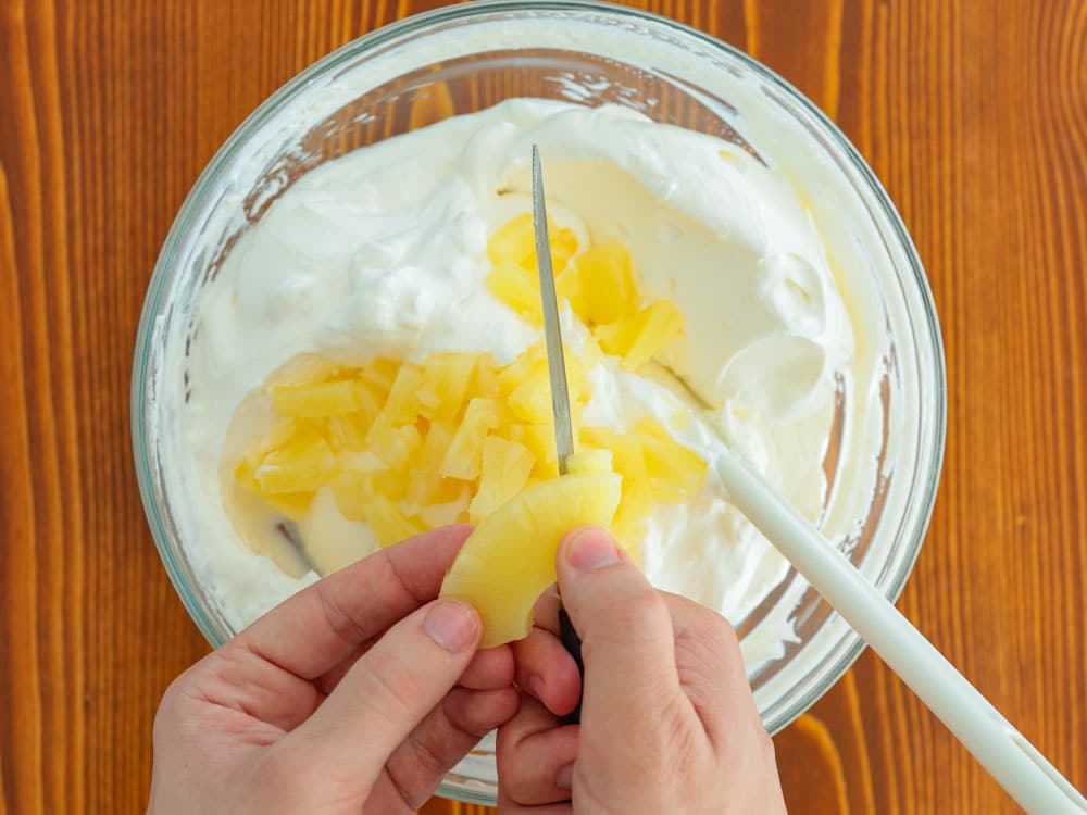 Torta fredda yogurt e ananas senza cottura - Step 6