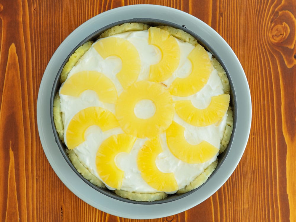 Torta fredda yogurt e ananas senza cottura - Step 11